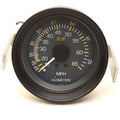 Medallion Boat Speedometer Gauge C-2448 3 3/8 Inch Black by Medallion