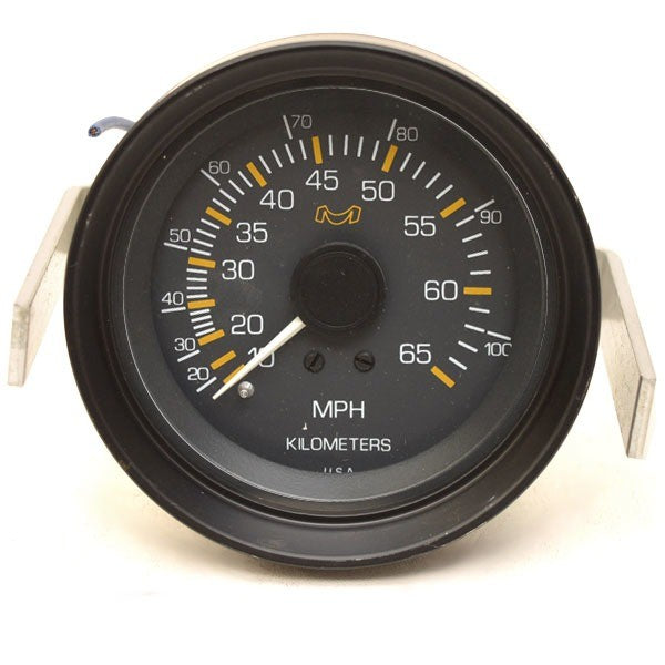 Medallion Boat Speedometer Gauge C-2448 3 3/8 Inch Black by Medallion