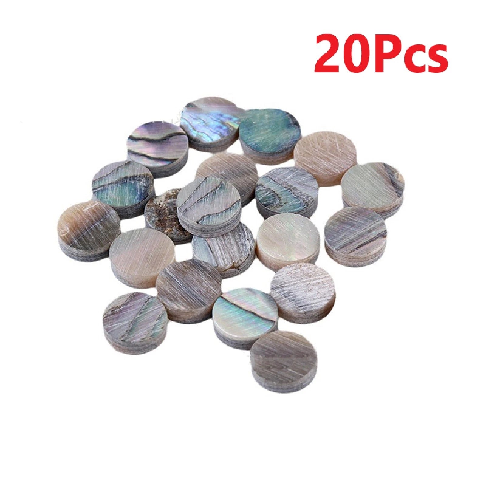 For Ukulele Guitar 6mm Round Abalone Fretboard Position Mark Inlay