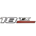 Triton Boat Decal 18 TX Black White Red by Triton