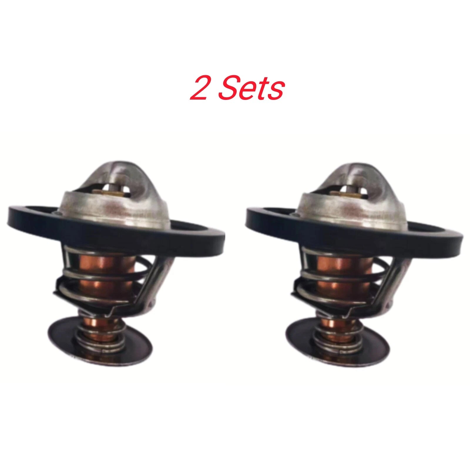 2sets Thermostat Kit For Volvo Penta Diesel Ad31 Kad32 Ad41 Kad42