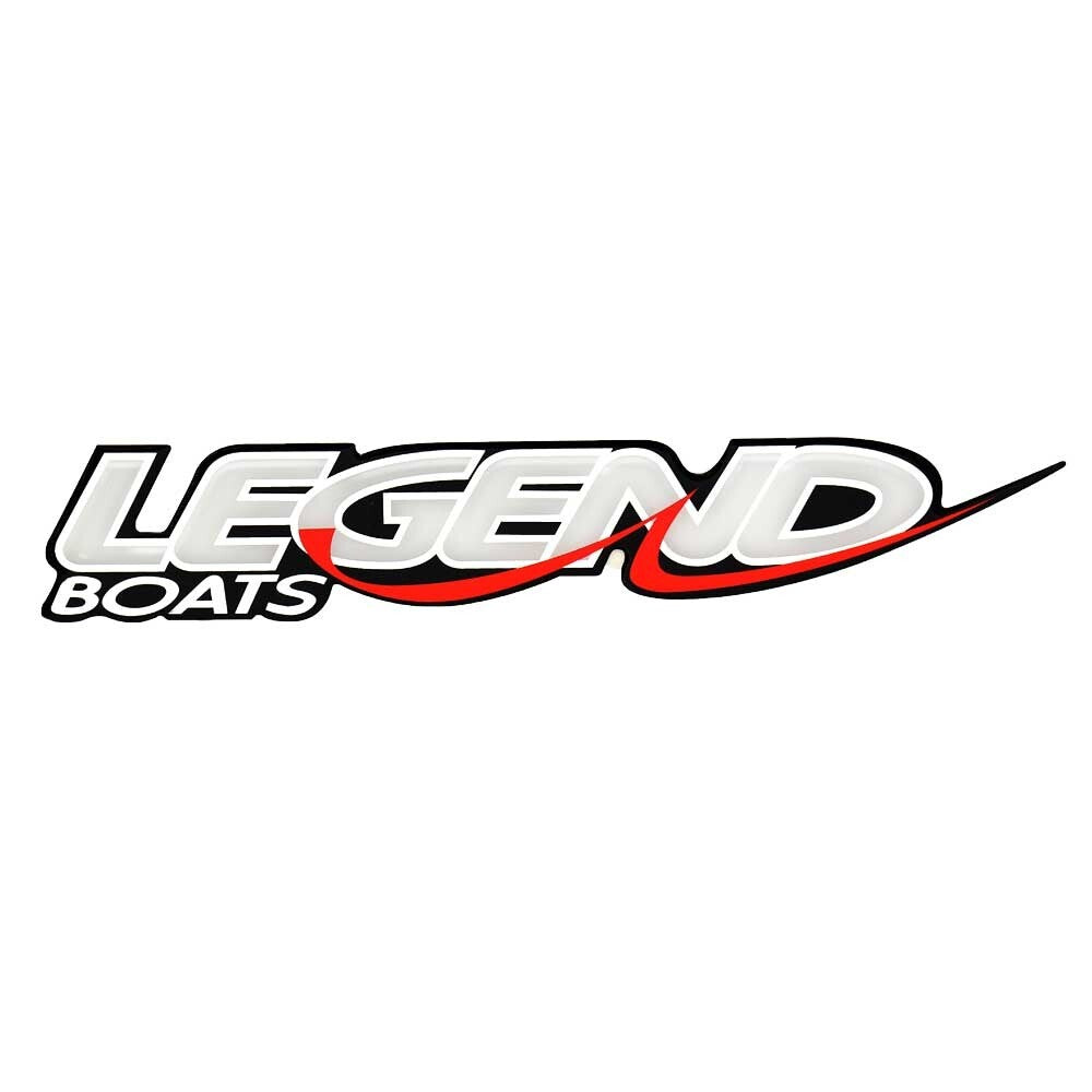 Raised Decal Legend Bass 316255 9 3/8 x 1 5/8 Inch by Legend