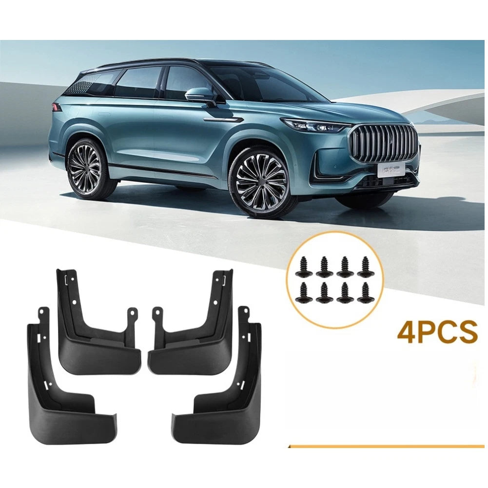 4 Piece Mudflap Kit For Jaecoo J8 2023-2026 For Chery Tiggo9 2023-2026