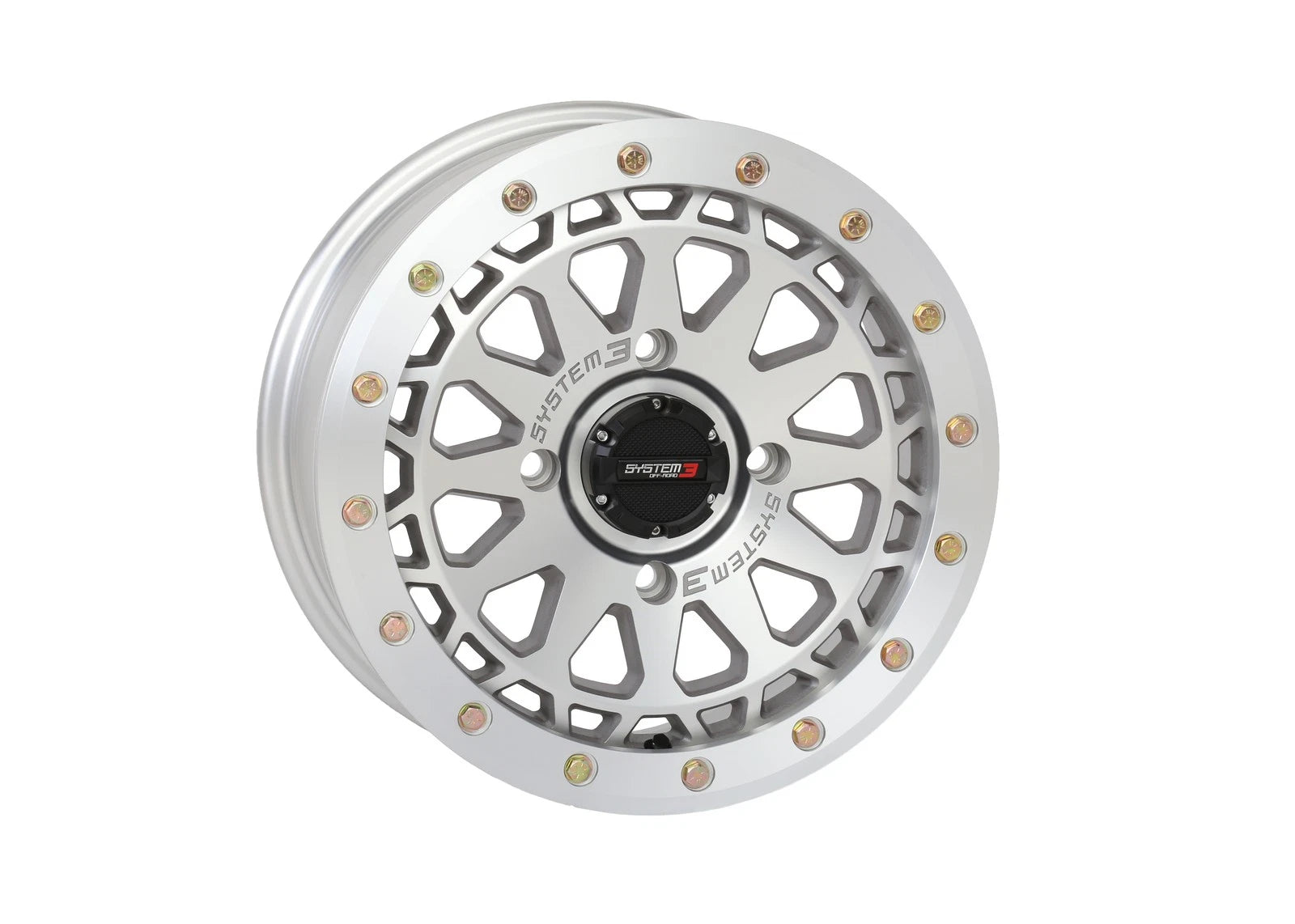 System 3 Sb6 Bl Wheel 15x7 6+1 +45mm Beadlock For Can-am Maverick X3