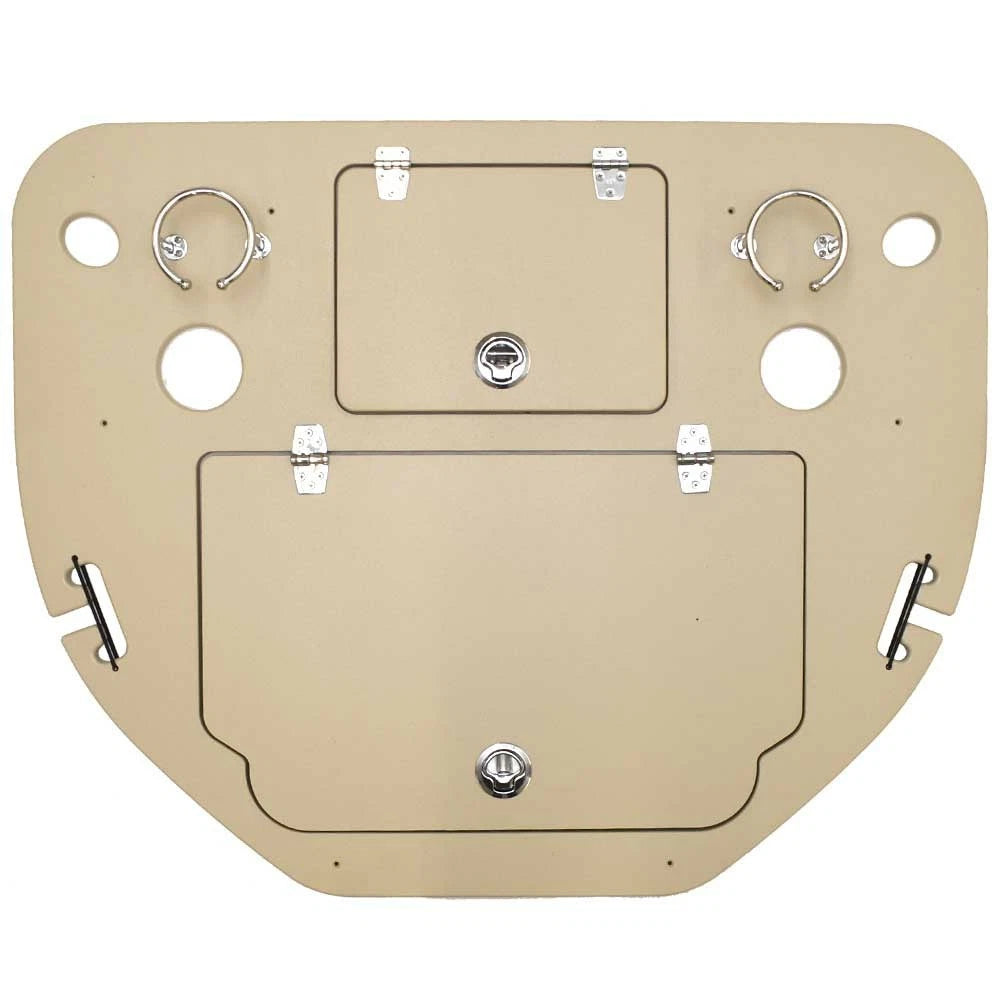 Misty Harbor Boat Fishing Station Lid | Gray Starboard 42 1/4 X 31