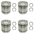 K946354 Four Pistons K206974 Fits David Brown Ad6/55 Tractor Engines