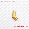 1pcs Fit Yanmar 2gm20 Sea Water Pump Elbow Hose Tail Connector