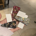 Stylish Triangle Hair Clip with Rhinestone