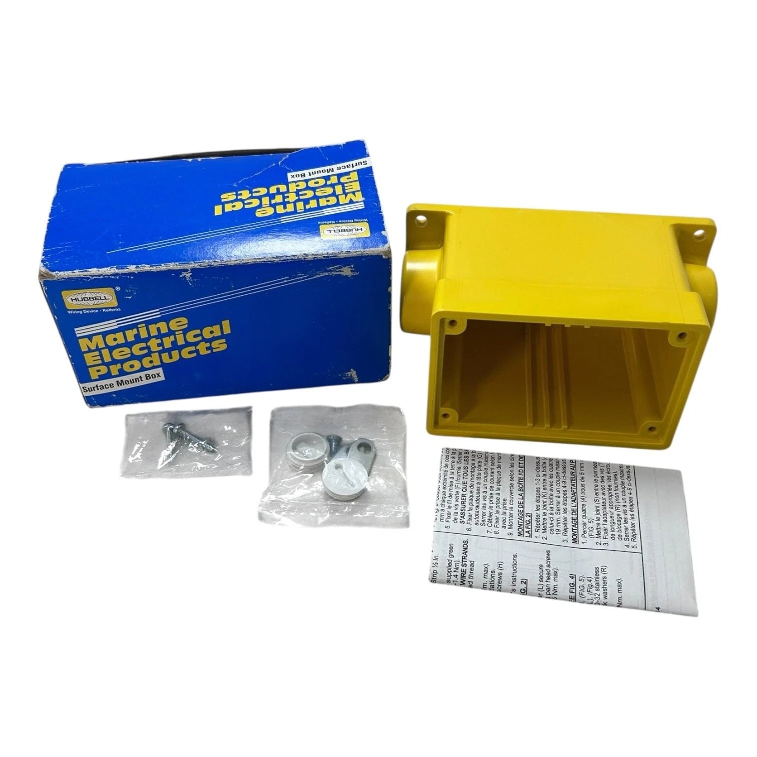Hubbell 36-hbl60cm83a, Marine Water Tight Fd Yellow | Hook & Hull Co