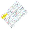 Universal Piano Music Keyboard Sticker 37/49/61/88 Key Note Removable