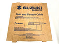 Suzuki 10 Ft Extreme Control Cable 990c0-11002-02<wbr/>4 New Oem