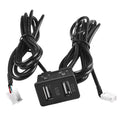 Dual Usb For Port Panel Extension For Car For Dash Mount Reliable And