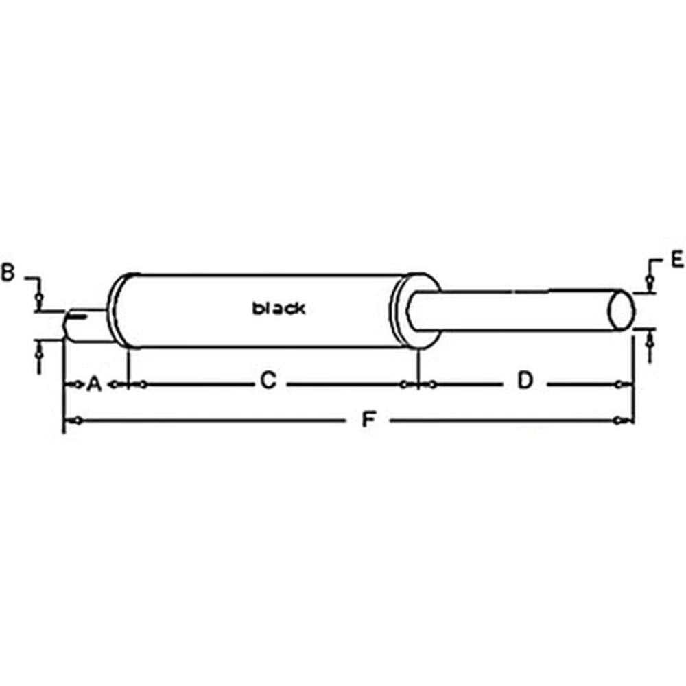 70207310 Muffler Fits Allis Chalmers Tractor Models 160 6040 Perkins