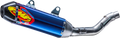 Fmf 4.1 Rct Anodized Titanium Slip-on Exhaust With Carbon Cap For