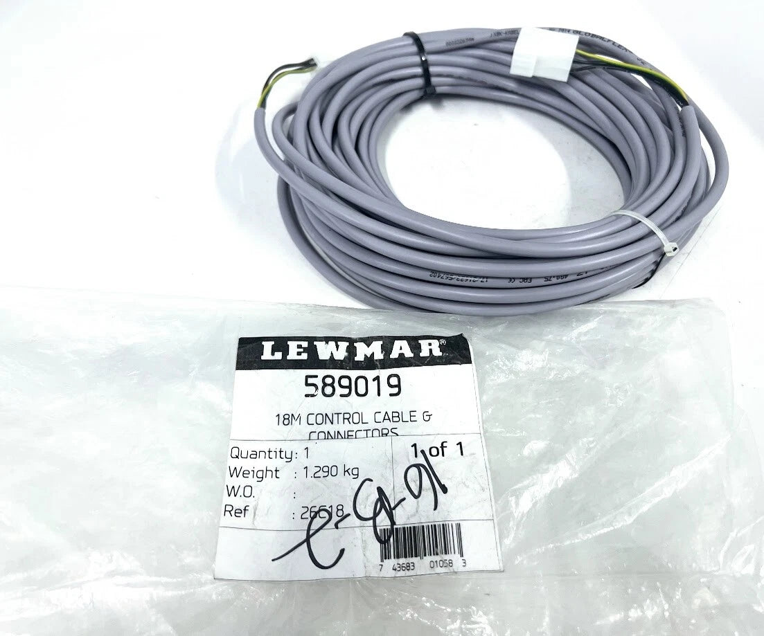 '-New- Lewmar 589019, 18m Control Cable & Connectors
