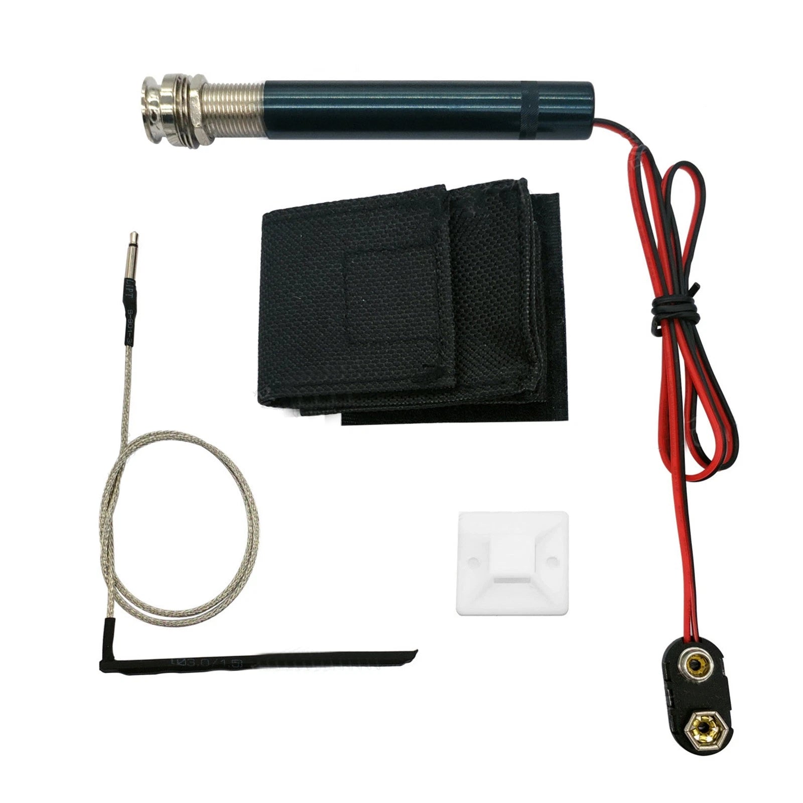 Endpin Jack Preamp Active Piezo Kit Set Pickup For Acoustic Guitar