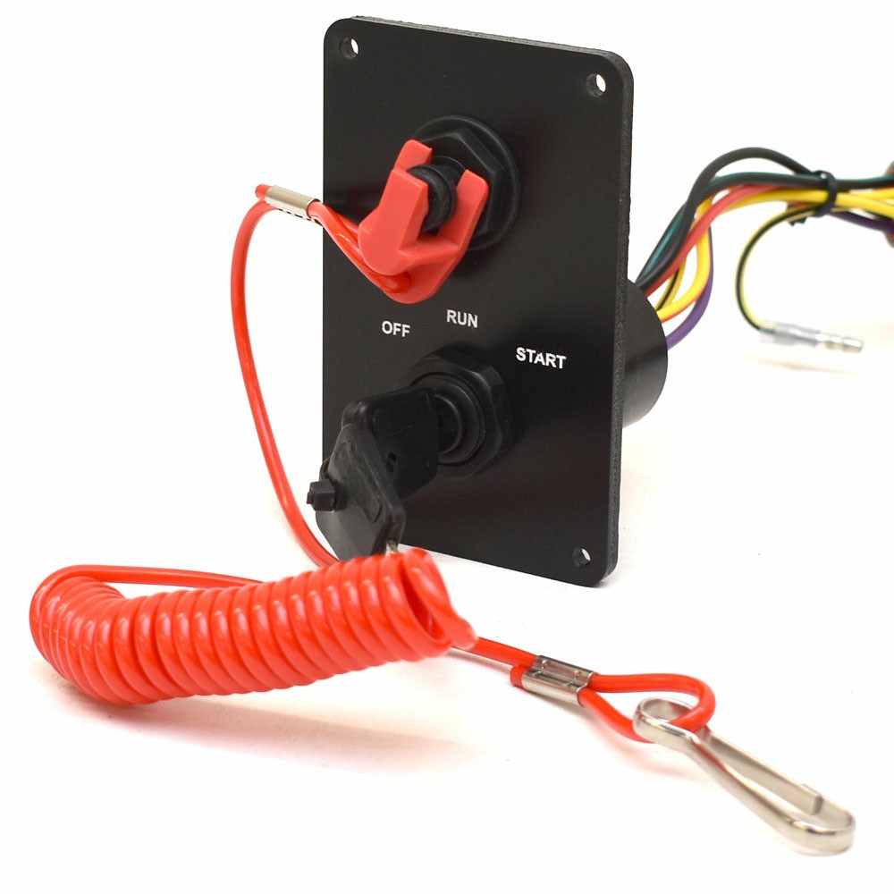 Tracker Boat Ignition Switch Panel 341896 | W/ Cutoff KillswitchOpens 