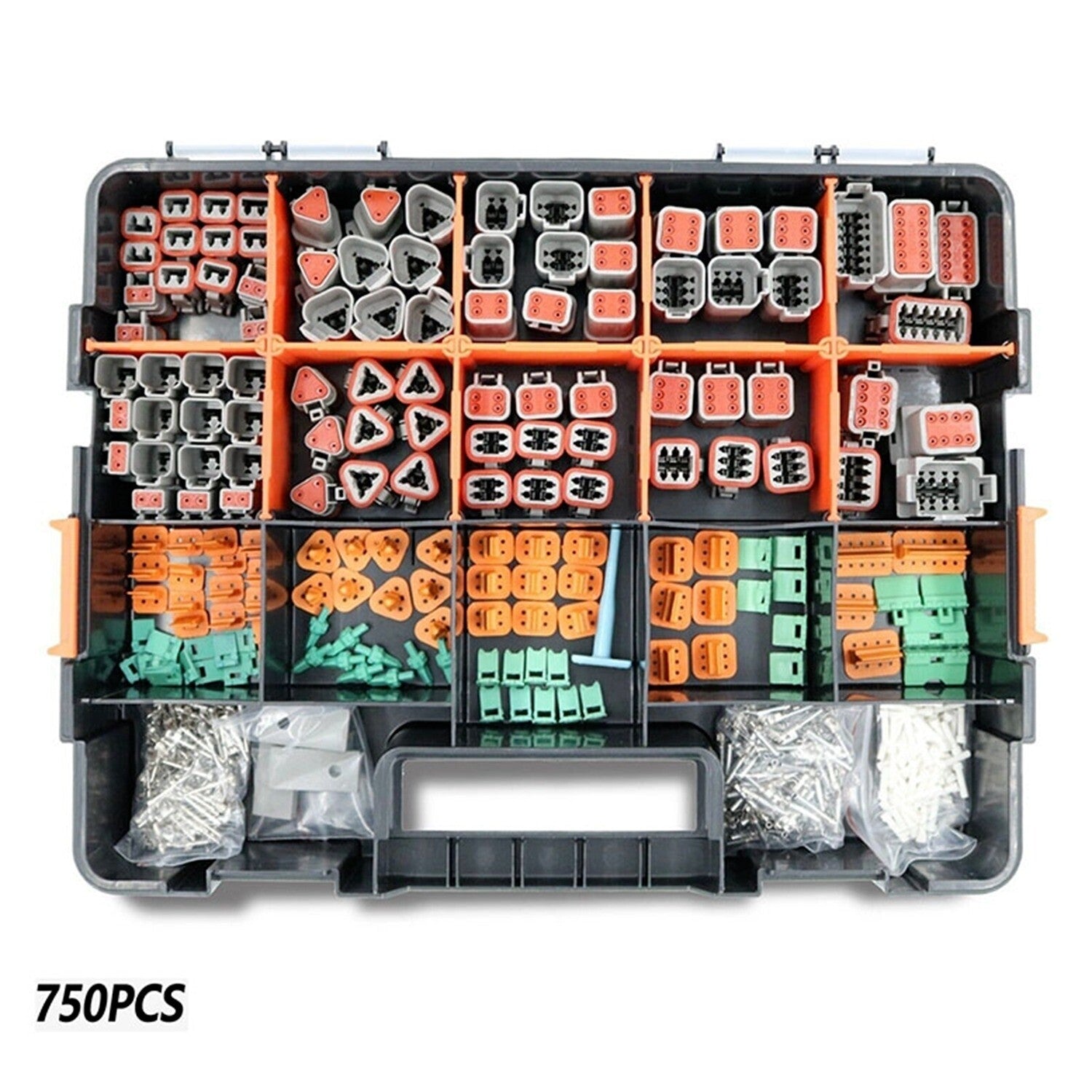 Deutsch Dt Connector Plug Kit For 14 16 18 20 Awg Stamped Contacts Kit