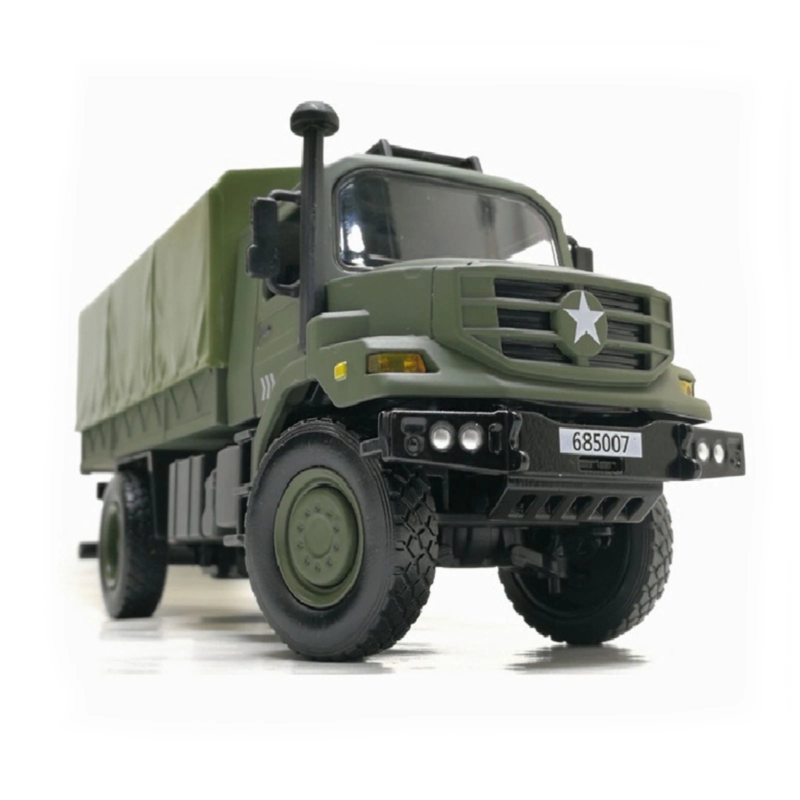Wwii Zetros Truck Modes 1:36 Alloy Military Transport Truck