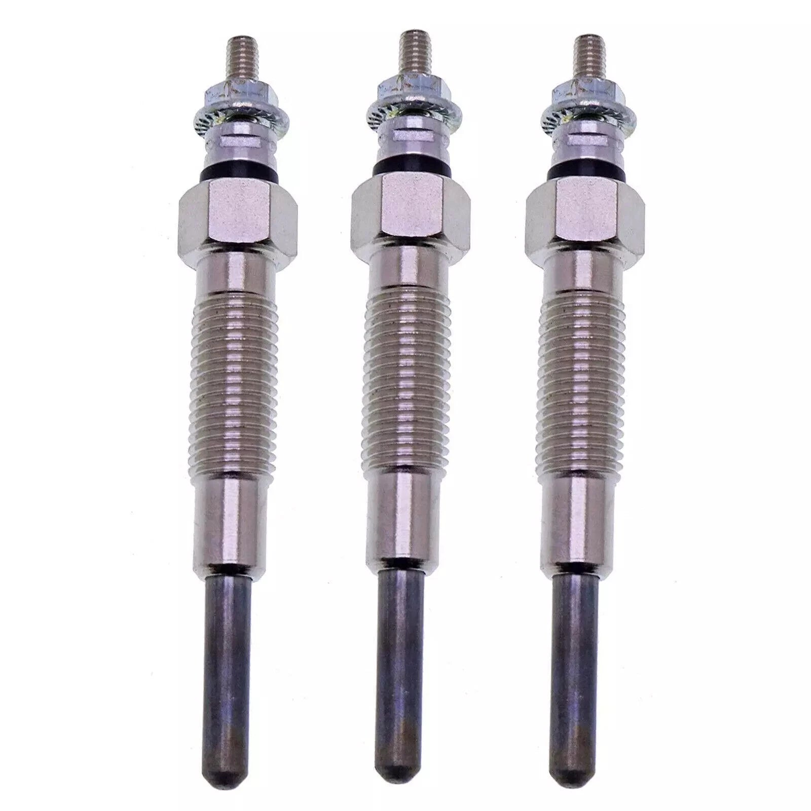 3x Glow Plug 32a66-03102 32a66-03101 For Mitsubishi S4s S3l S3l2