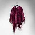 Floral Print Shawl Lace Square Scarf