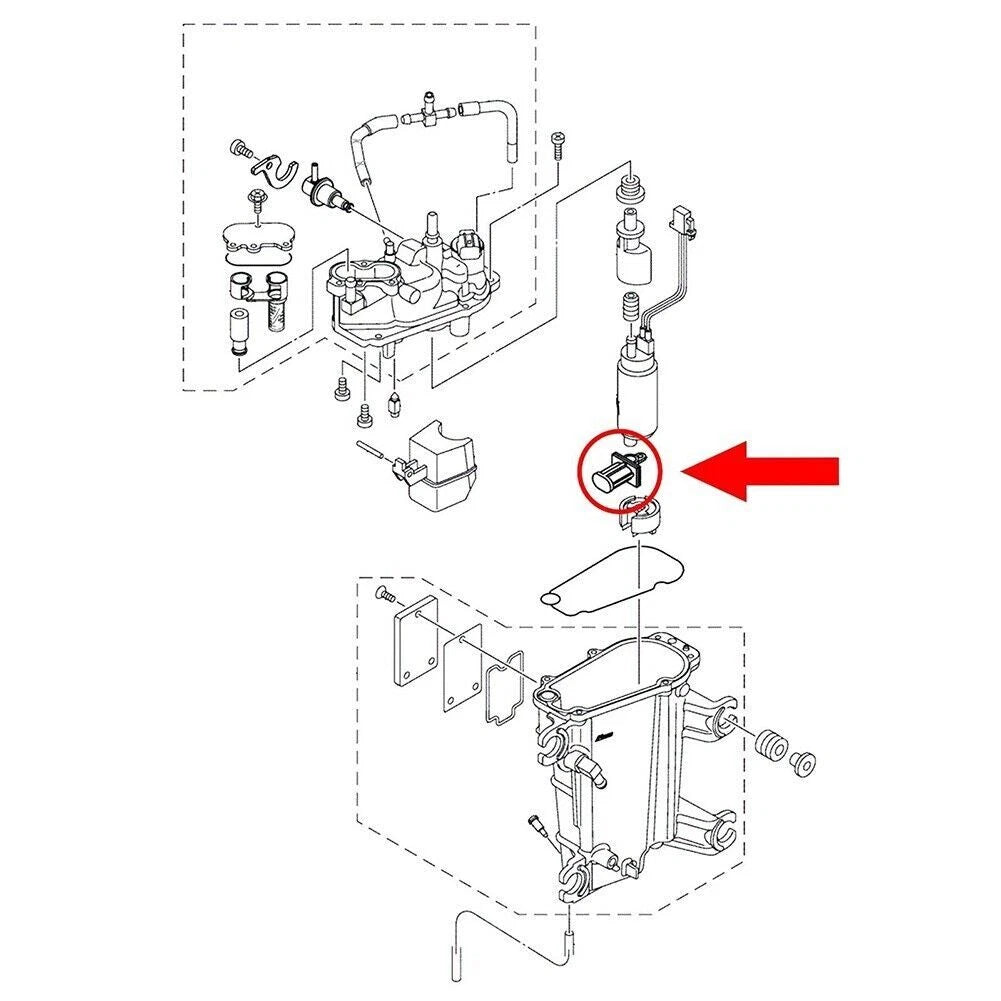 Fuel Filter Strainer for Yamaha F/FL/LF/VF 115-350HP