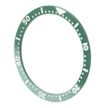 Green 38mm Ceramic Watch Bezel For Skx009 Skx007 & Skx011 Watch
