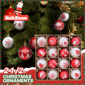 16 Piece Christmas Ornament Balls for Decor