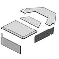 R6229 Cab Foam Kit - Brown Fits Case-ih