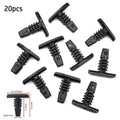 Door Weatherstrip Retainer Clip 20x 4876498 Black Diameter: 5mm Fits