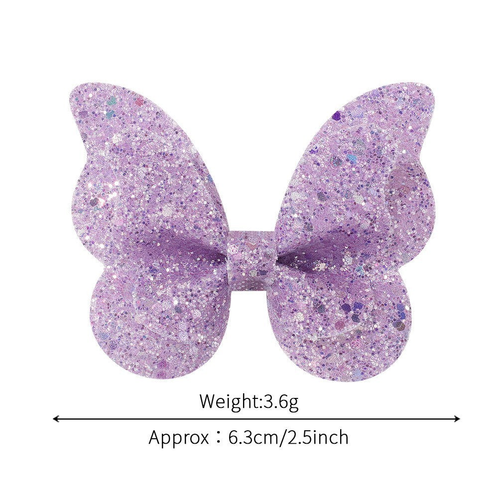 Children's Colorful Bow Hair Clips