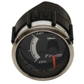 Faria Boat Trim Gauge 2 Inch Black Silver Evinrude by Faria