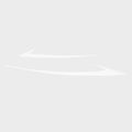 Escape Boat Graphic Decal Stickers 8161161 | 76 x 8 Inch White (2 PC) by Escape
