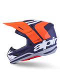 Alpinestars Sm7 Core Helmet Small Offroad Orange/blue Matte