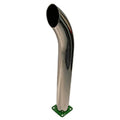 New Chrome Curved Stack 24" Tall 3" Od Fits John Deere Tractors 50