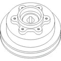 H131170 Pulley, Sieve & Chaffer Drive
