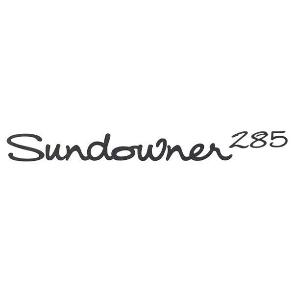 Four Winns Boat Decal Sundowner285 Silver Vinyl by Four Winns