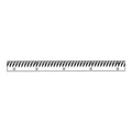 V12065c Chrome Angle Cylinder Bars (2 Rows Of Holes) Fits John Deere