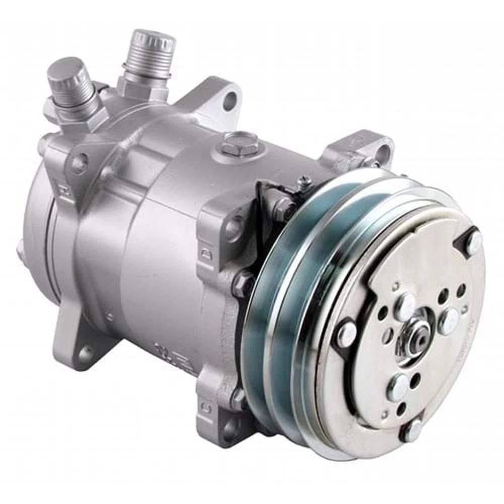 88351224 Sanden Sd508 Compressor, W/ 2 Groove Clutch - Fits Hagie
