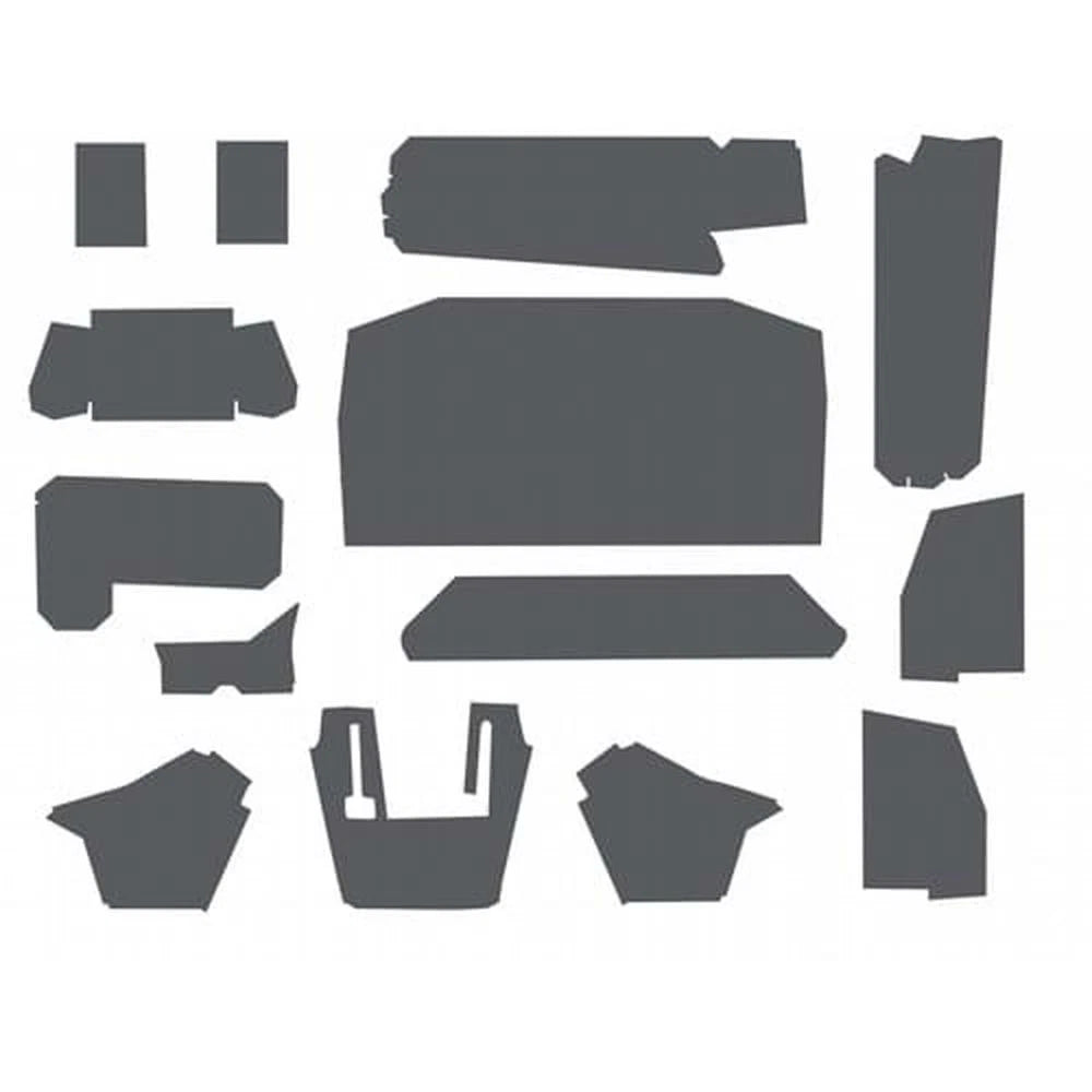 Cv756l Cab Kit, Storm Gray Basketweave Vinyl, Late Fits Versatile