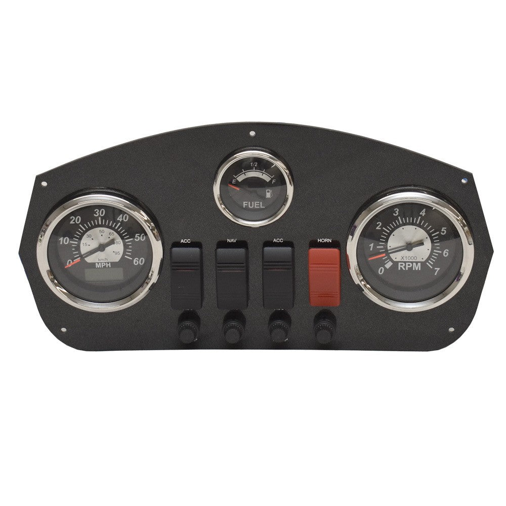 Dash Gauge Panel Lowe VeeThree GPS Speckle Black by Lowe