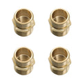Garden Hose To Pipe Adapter 3/4 Ght Female Thread X 3/4 Npt Female