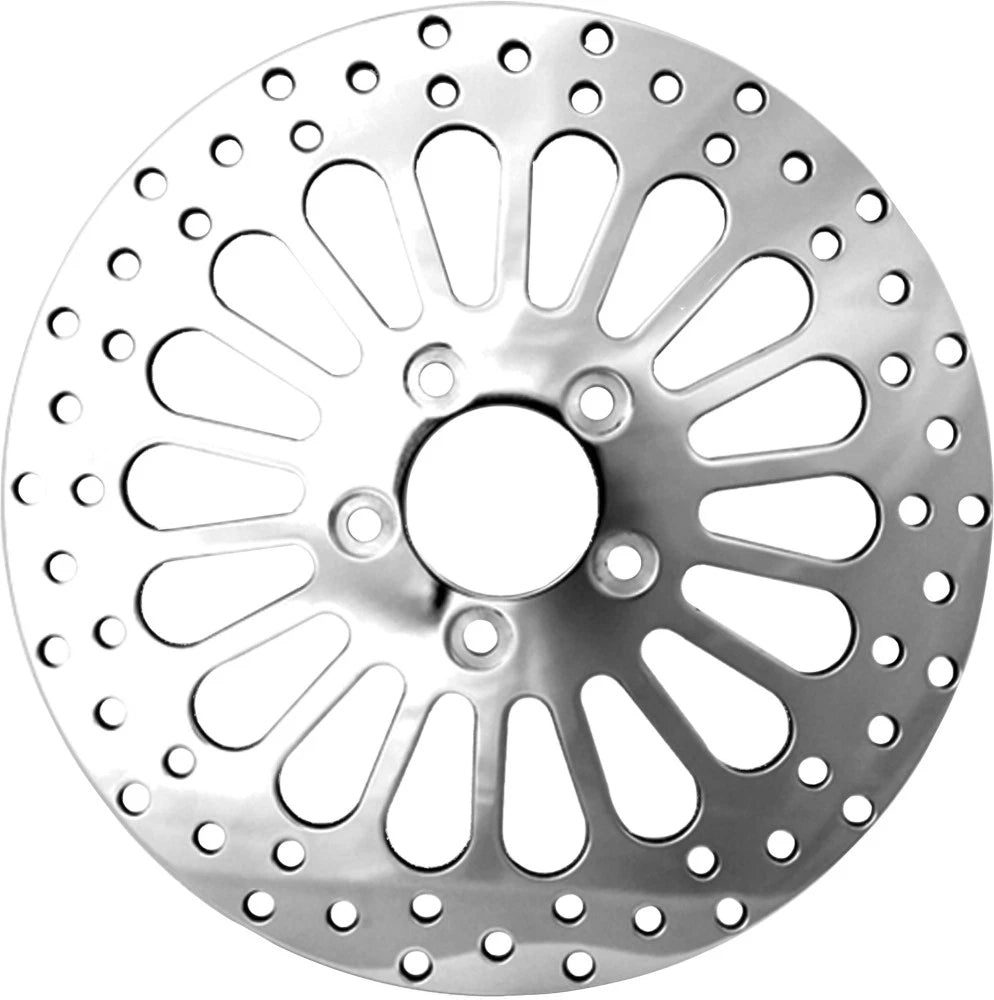 Harddrive Front Spoker Rotor 11.8in Polished Fits Harley Davidson