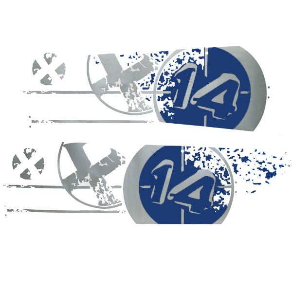 MasterCraft Boat Bullseye Decals Set of 2 by MasterCraft