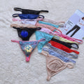 Seductive Men's Lace Mesh Thong Underpants