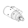 1998266 Fits Delco Starter Fits Clark C500 Hy40 Hy45 Hy50 Hy55 H40 H45