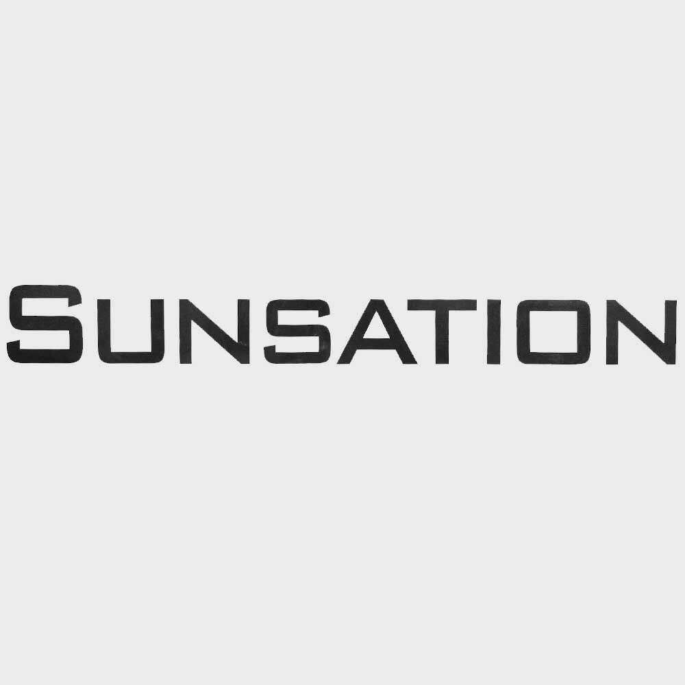 Premier Sunsation Decal Black Vinyl 12 5/8 x 1 1/2 Inch by Premier