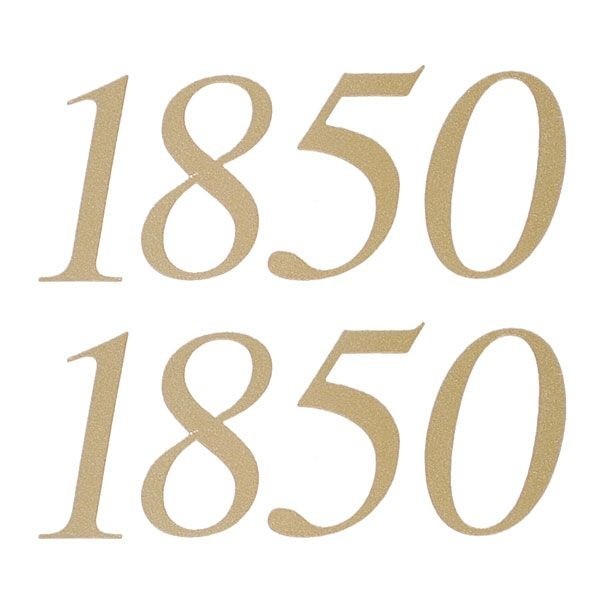 Crestliner Boat Model Decal Stickers 1850 Metallic Gold Pair by Crestliner