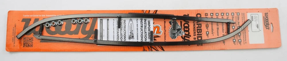Woodys Ace Runners 6-inch Snow Carbide Runners For Crossovers & Deep