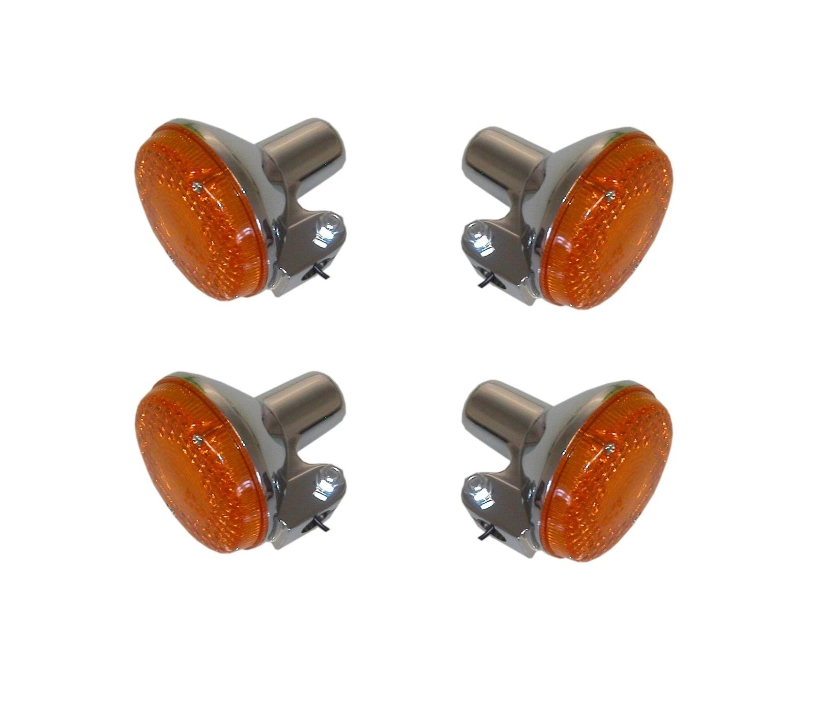 Turn Signals Complete Set Of 4 Front & Rear For Kawasaki Km 100 A